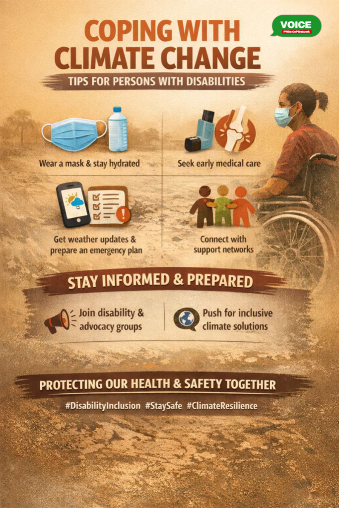 Climate Resilience and Adaptation for Persons with Disabilities!