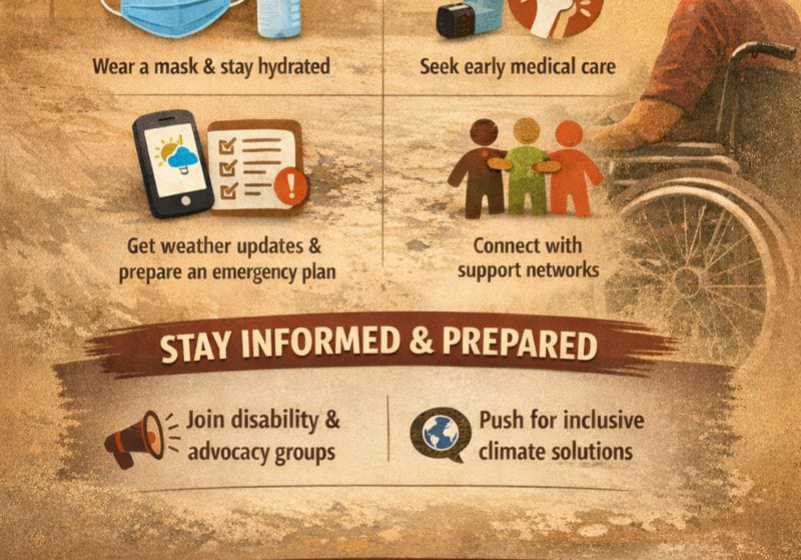 Climate Resilience and Adaptation for Persons with Disabilities!